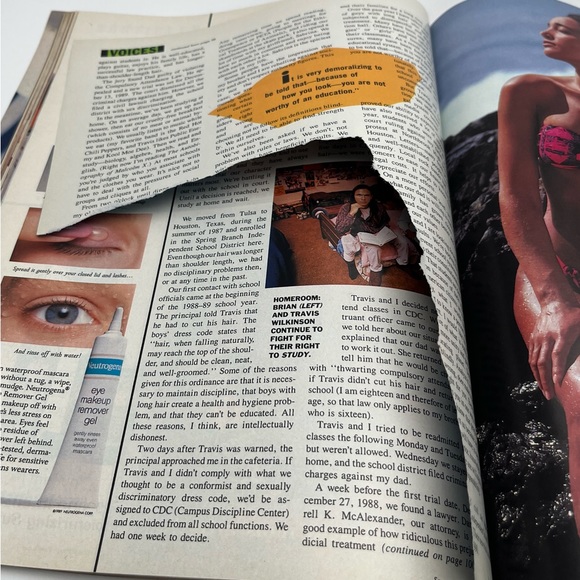 Vintage, Seventeen Magazine from May 1990 - Picture 11 of 13